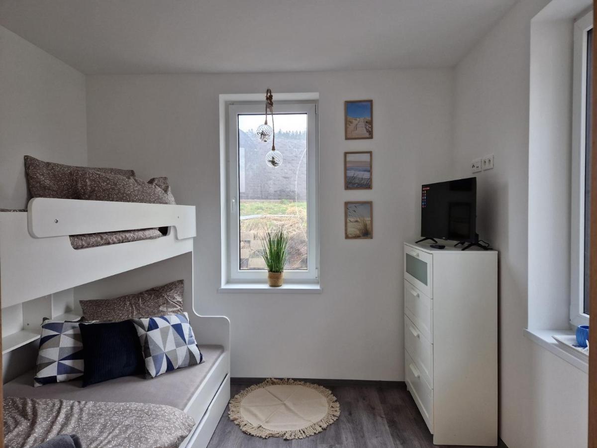 Apartman Jestrabi Lipno แชร์นาฟ โปชูมาวี ภายนอก รูปภาพ